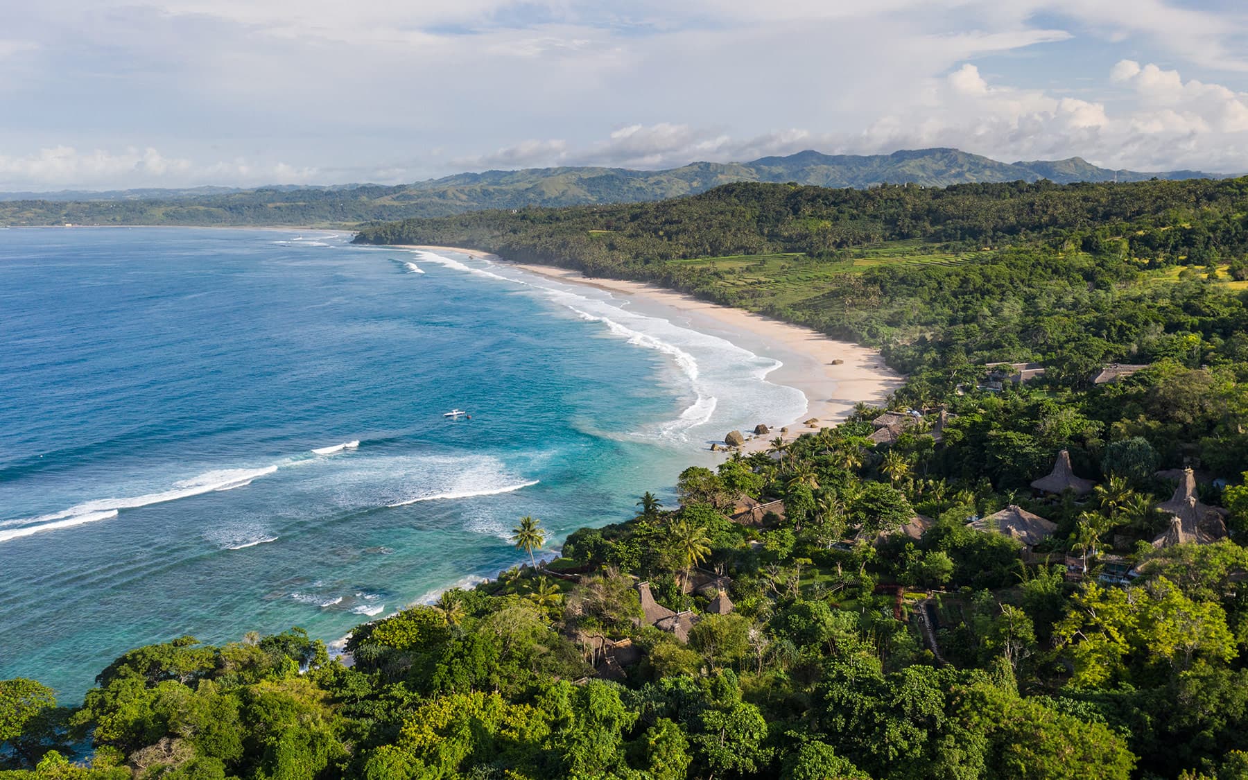 The coastal landscape at NIHI Sumba